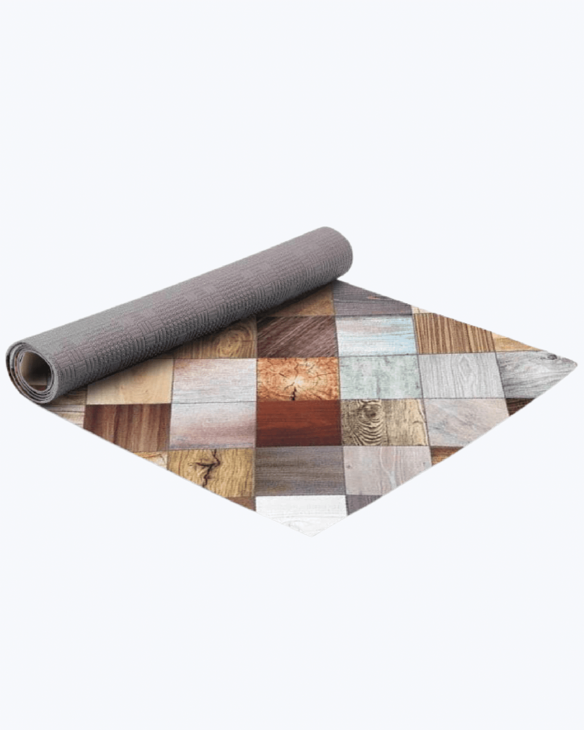 Tappeto Passatoia Antiscivolo e Antimacchia in PVC Stampa Parquet