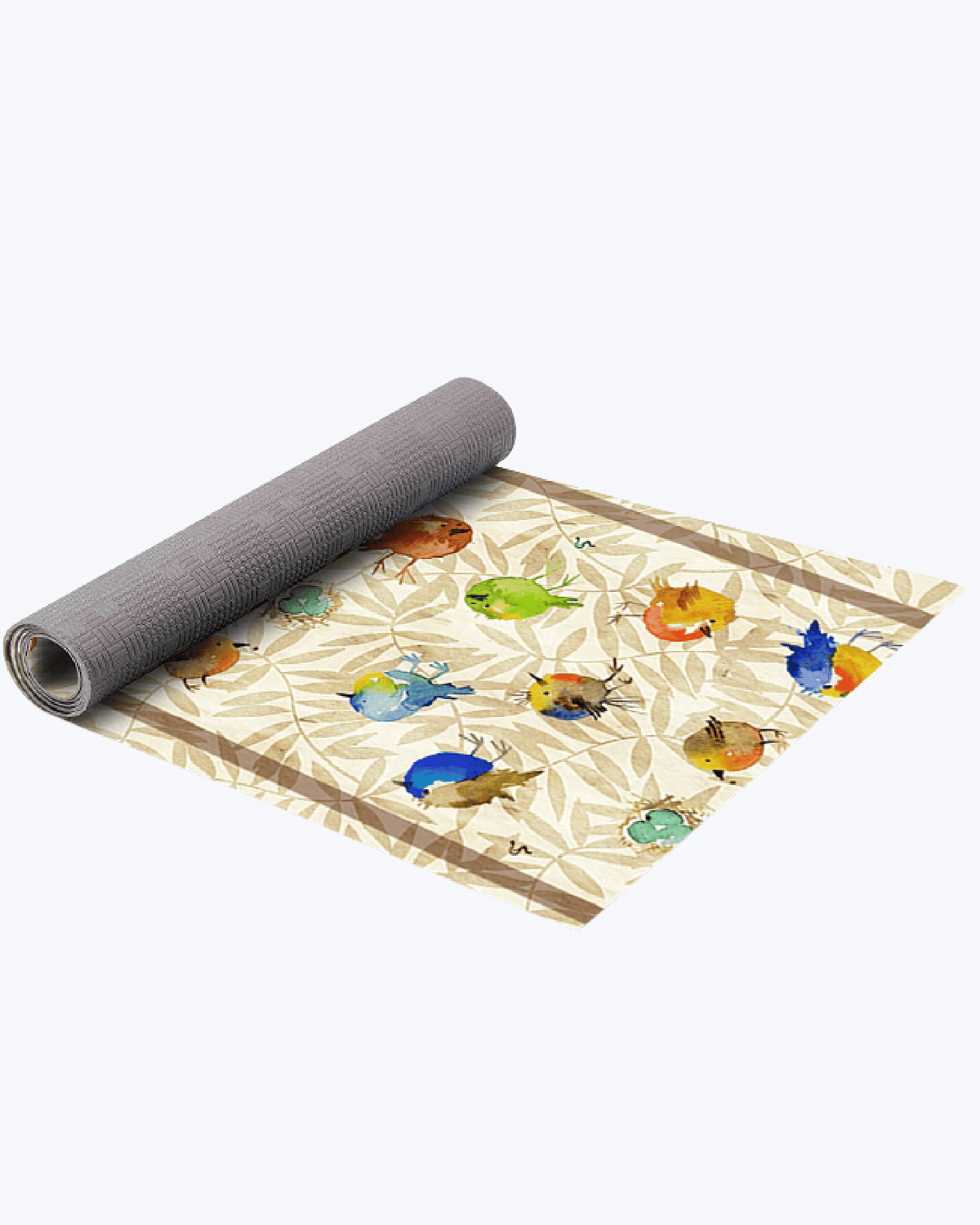 Tappeto Passatoia Antiscivolo e Antimacchia in PVC Stampa Uccellini