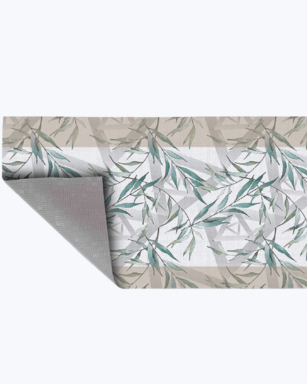 Tappeto Passatoia Antiscivolo e Antimacchia in PVC Stampa Foglie