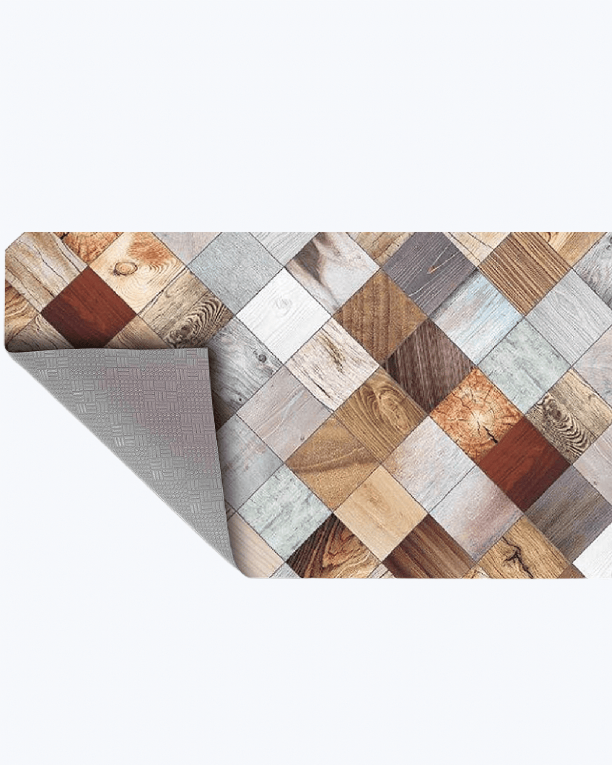 Tappeto Passatoia Antiscivolo e Antimacchia in PVC Stampa Parquet