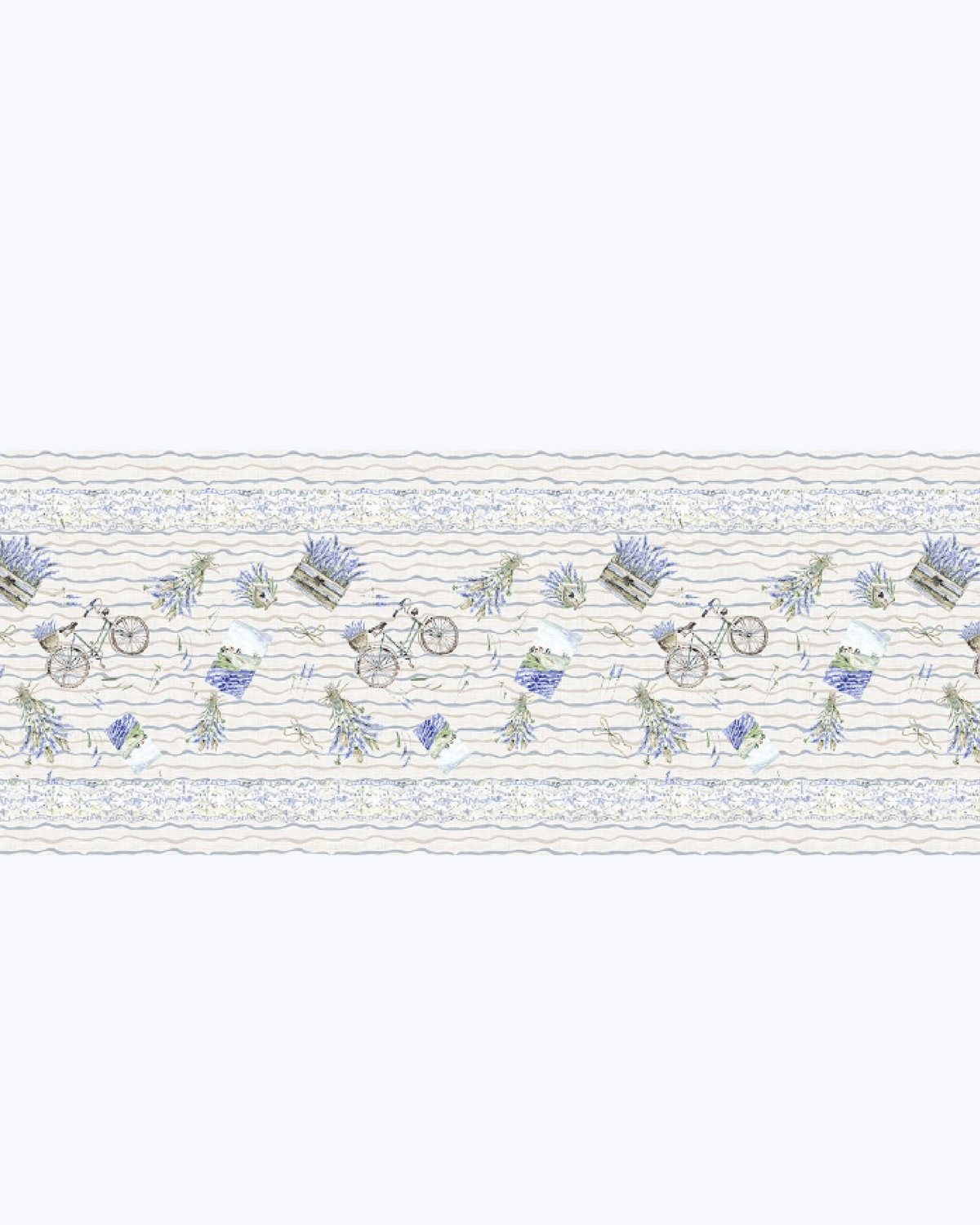 Tappeto Passatoia Antiscivolo e Antimacchia in PVC con Stampa Lavanda 52x500