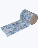 Tappeto Passatoia Antiscivolo e Antimacchia in PVC con Stampa Piastrelle Blu Blu