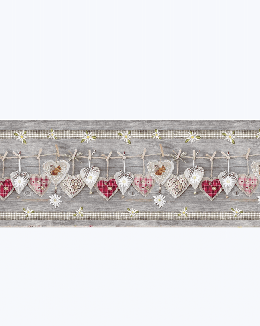 Tappeto Passatoia Antiscivolo e Antimacchia in PVC con Stampa Stelle Alpine 52X500