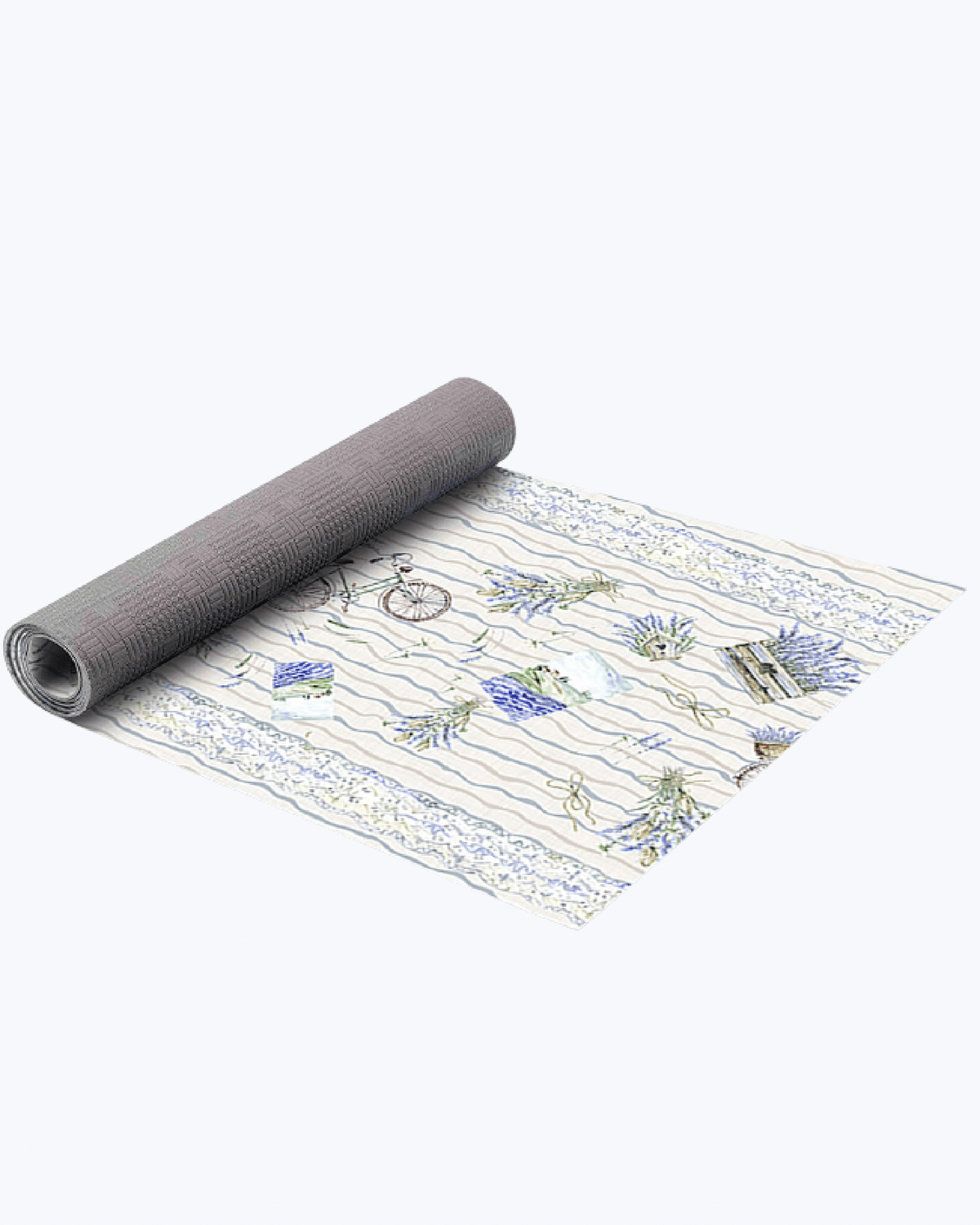 Tappeto Passatoia Antiscivolo e Antimacchia in PVC con Stampa Lavanda