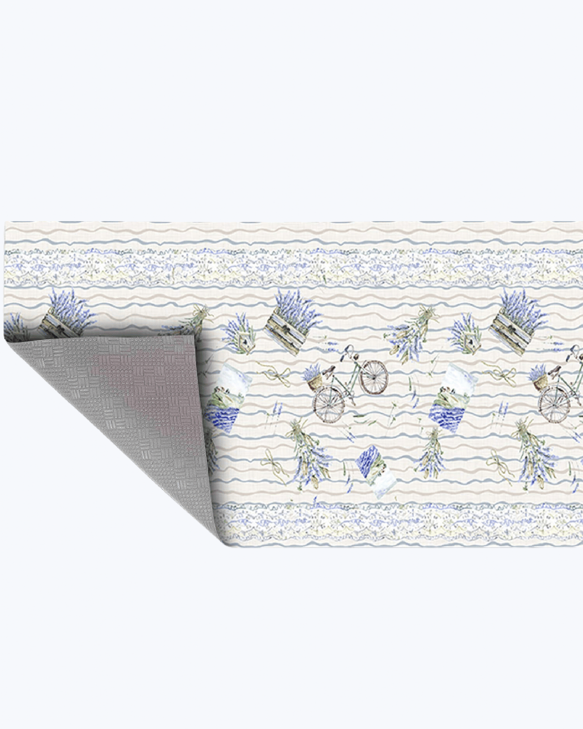 Tappeto Passatoia Antiscivolo e Antimacchia in PVC con Stampa Lavanda