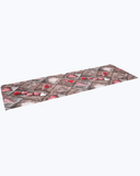 Tappeto Passatoia Antiscivolo e Antimacchia in PVC con Stampa Cuori Rossi