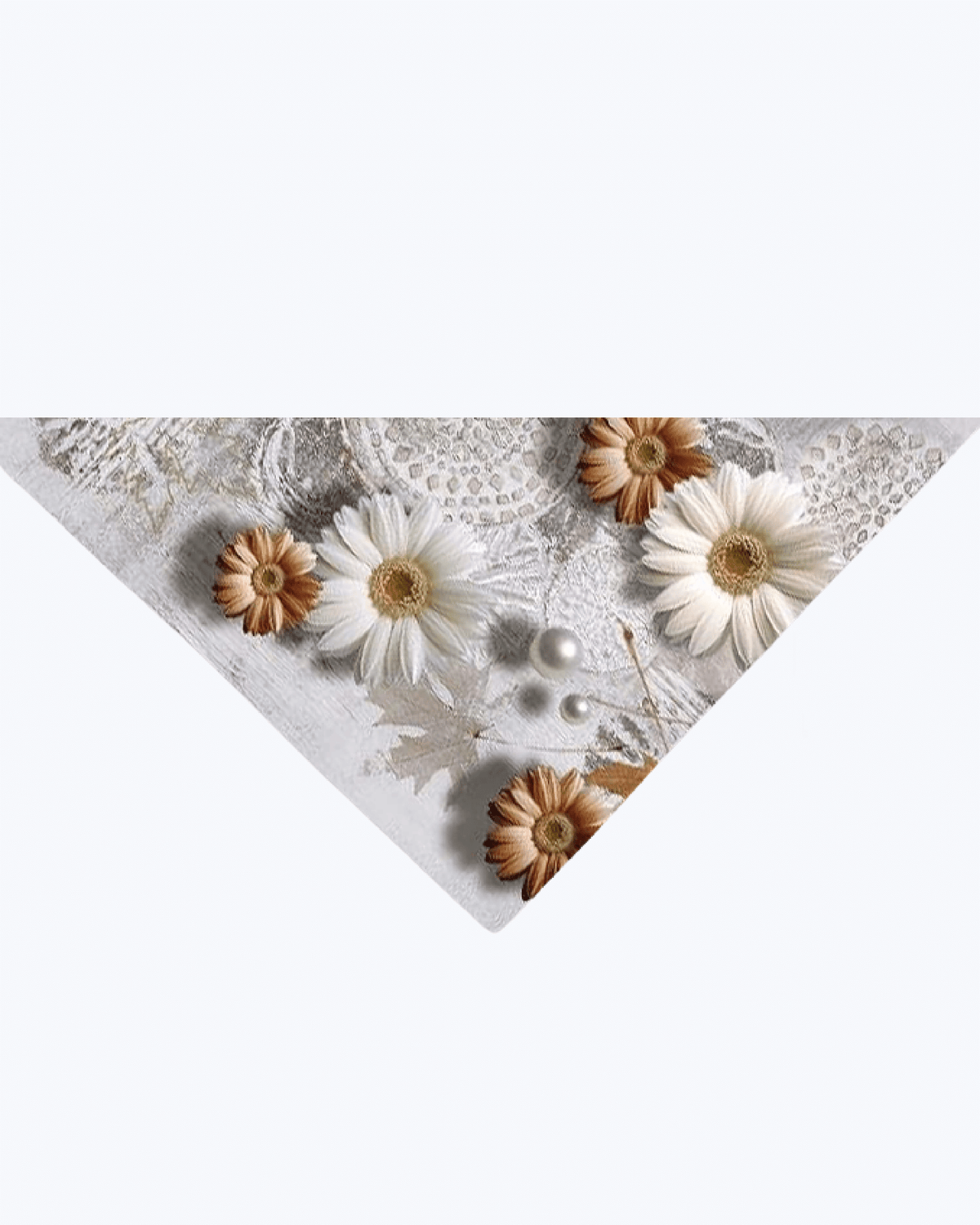 Tappeto Passatoia Antiscivolo e Antimacchia in PVC con Stampa Margherite