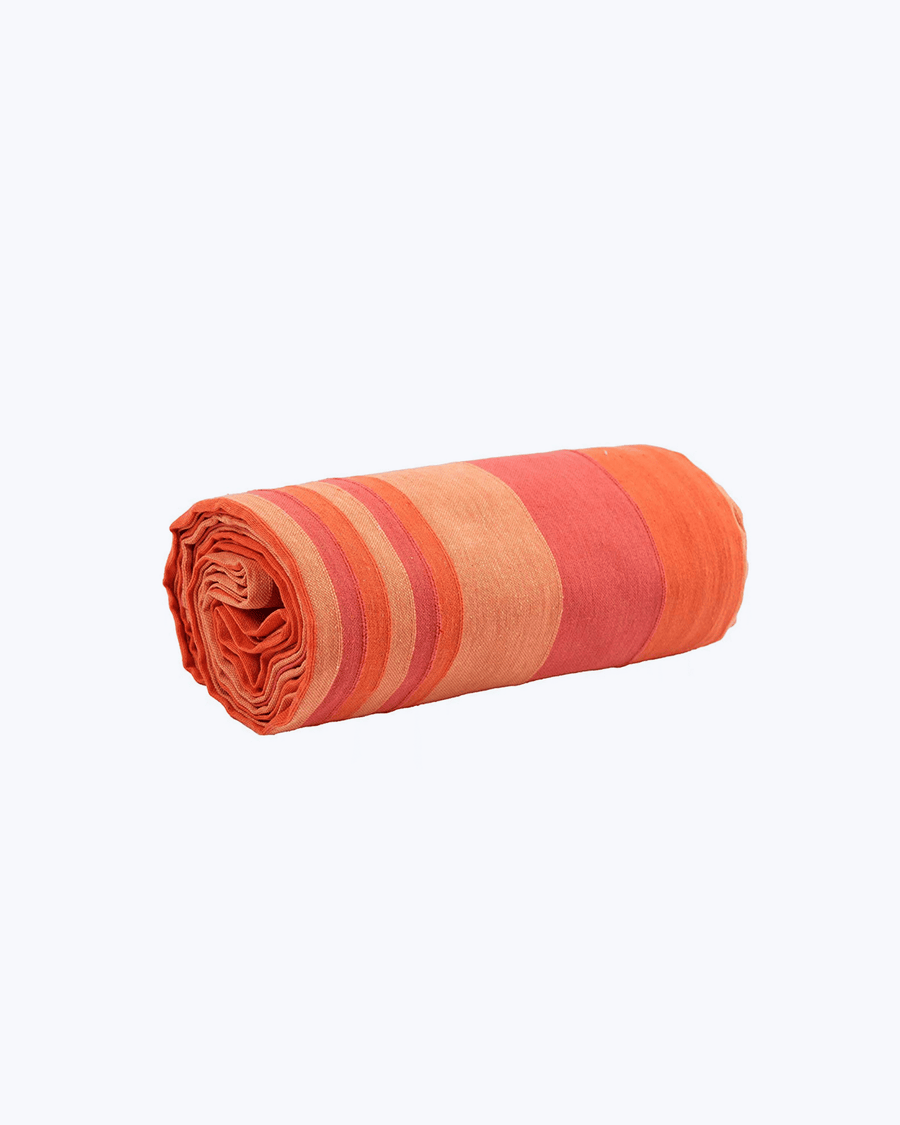 Telo Granfoulard Copritutto in Cotone: Copriletto / Copridivano Elegante Arancione