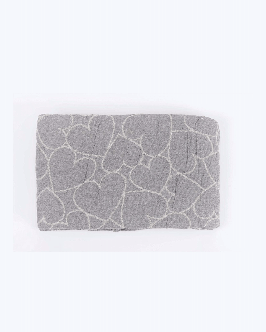Telo Arredo Copriletto per Letto Matrimoniale – Granfoulard Copritutto No Stiro Grigio