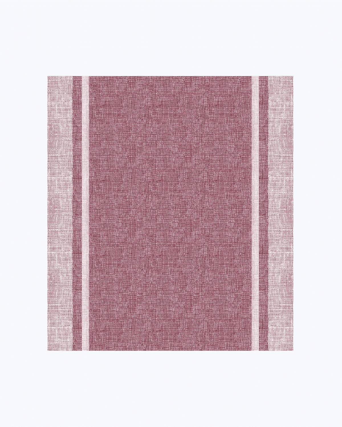 Tappeto Passatoia Antiscivolo e Antimacchia in PVC con Stampa Tinta Unita Bordeaux