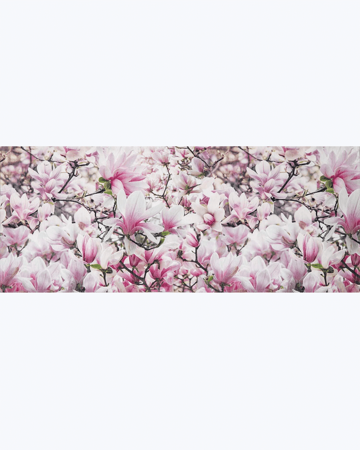 Tappeto Cucina Antiscivolo Lavabile in Ciniglia - Fantasie a Fiori Magnolia