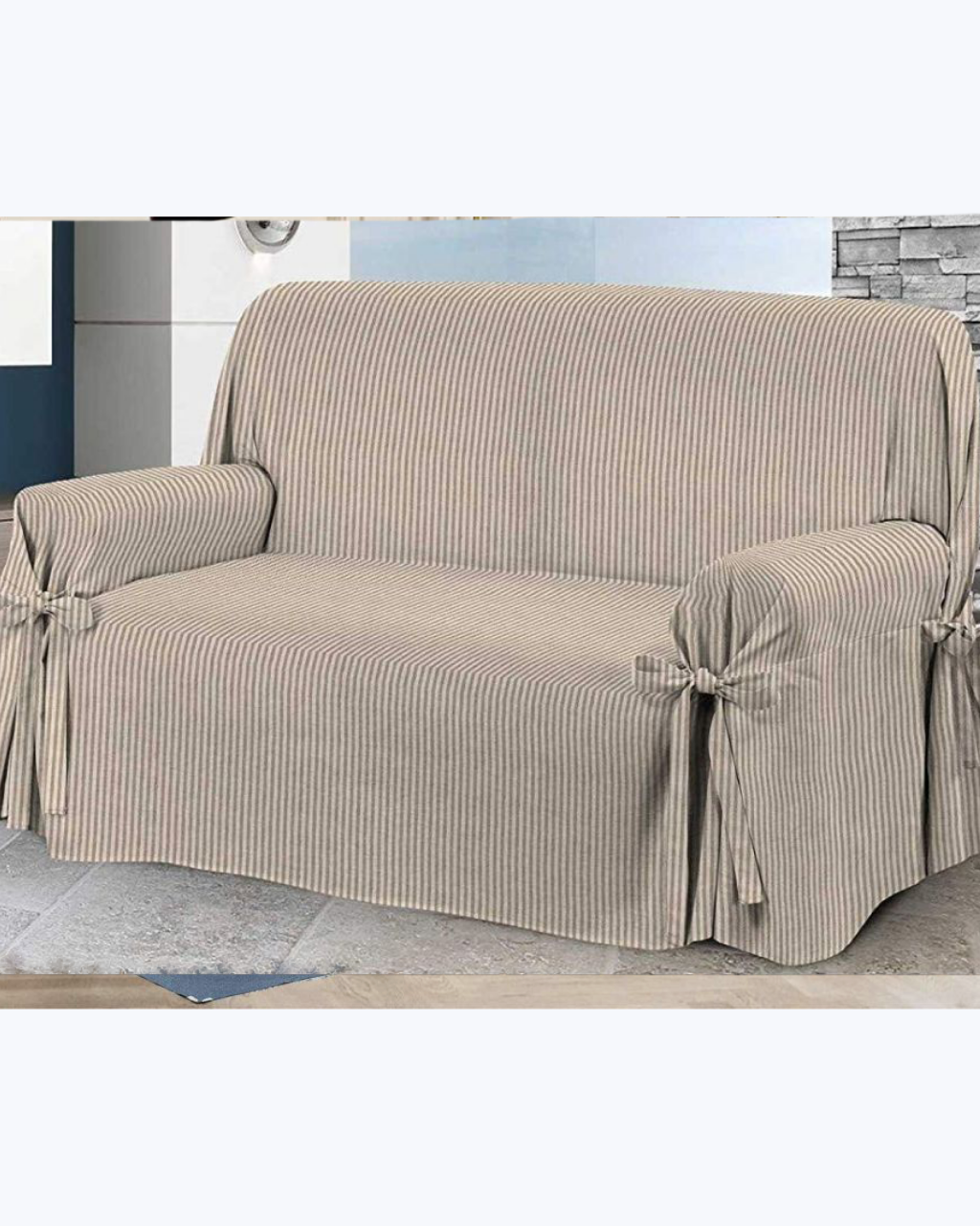 Tata Home Copridivano 1 Posto Poltrona in Tessuto Elasticizzato Colore Tata Home Copridivano 1 Posto Poltrona in Tessuto Elasticizzato Colore